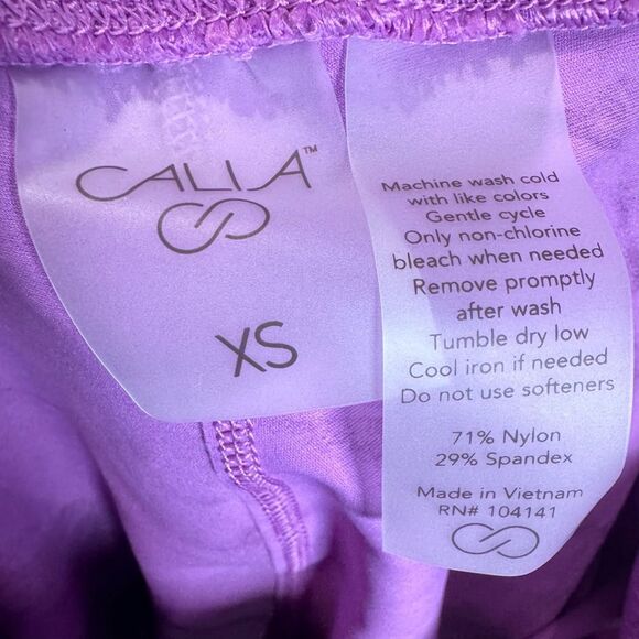 Calia by Carrie Underwood Energize lilac fields tie dye active leggings size XS - Picture 7 of 8